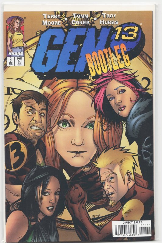Gen 13 Bootleg #6 (Image Comics, 1997), raw, ungraded comic book — front cover