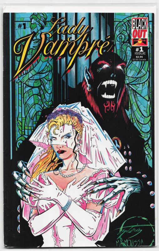 Lady Vampre #1 (1995), raw, ungraded comic book — front cover