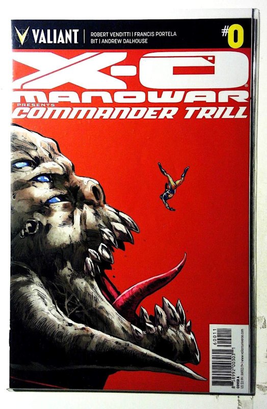 X-O Manowar: Commander Trill #0 (Valiant Comics, 2015), raw, ungraded comic book — front cover