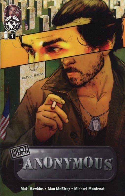 Pilot Season: Anonymous #1, raw, ungraded comic book — front cover