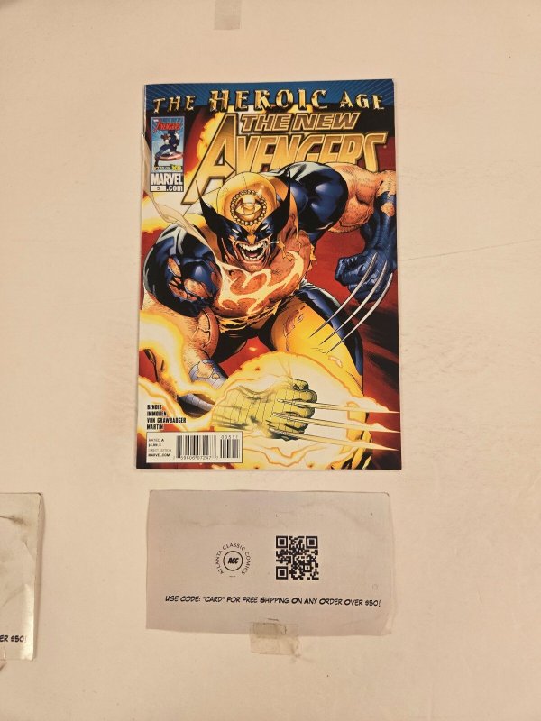 New Avengers #5 (Marvel Comics), raw comic book in NM condition — front cover