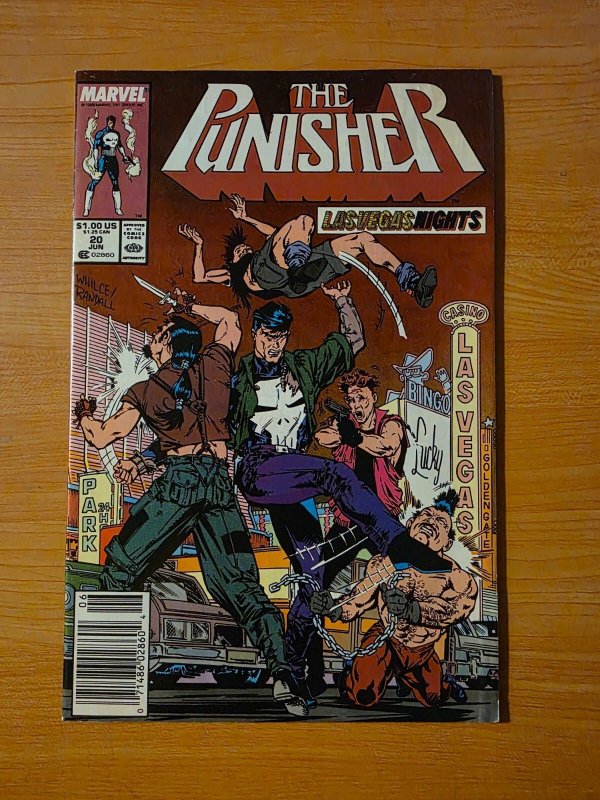 The Punisher #20 (Marvel Comics, 1989), raw comic book in NM condition — front cover