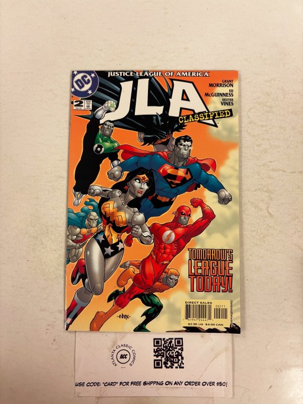 JLA Classified #2 (DC Comics, 2005), raw comic book in NM condition — front cover