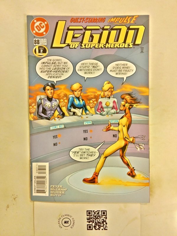 Legion of Super-Heroes #88 (DC Comics), raw comic book in NM condition — front cover