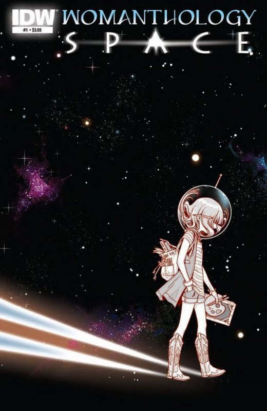 Womanthology: Space #1 (IDW Publishing), raw comic book in NM condition — front cover