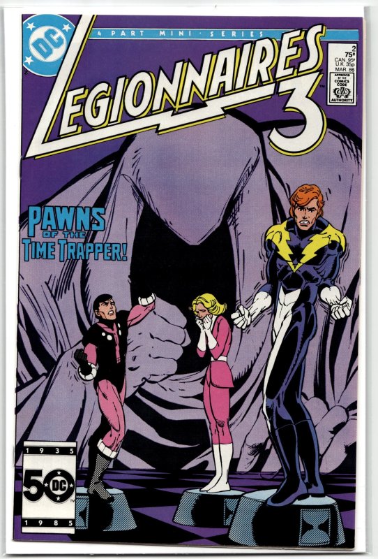 Legionnaires 3 #2 (1986), raw, ungraded comic book — front cover