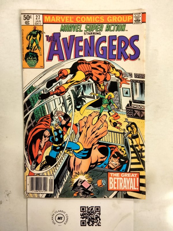 Marvel Super Action #27 (Marvel Comics, 1981), raw comic book in VF condition — front cover
