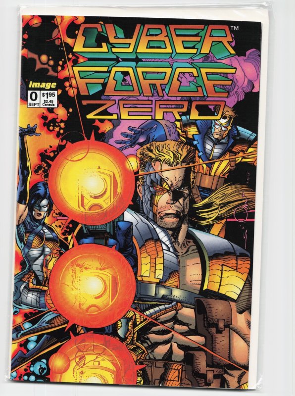 Cyber Force #0 (Image Comics, 1993), raw, ungraded comic book — front cover