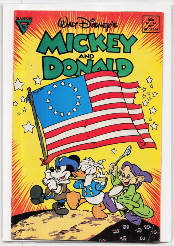 Mickey and Donald #14 (1989), raw, ungraded comic book — front cover