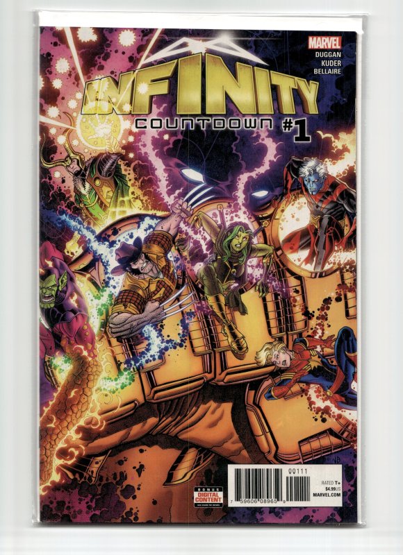 Infinity Countdown #1 (Marvel Comics, 2018), raw, ungraded comic book — front cover