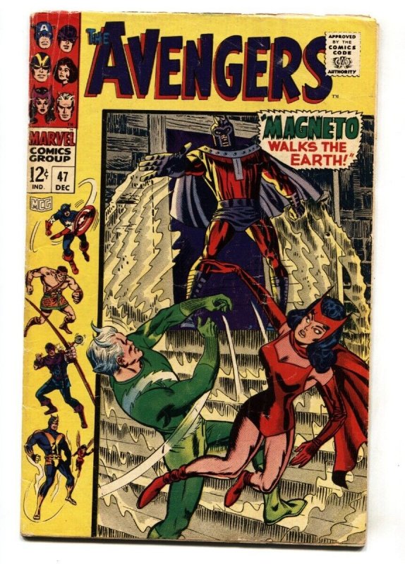 Avengers #47 (Marvel Comics, 1968), raw comic book in VG condition — front cover