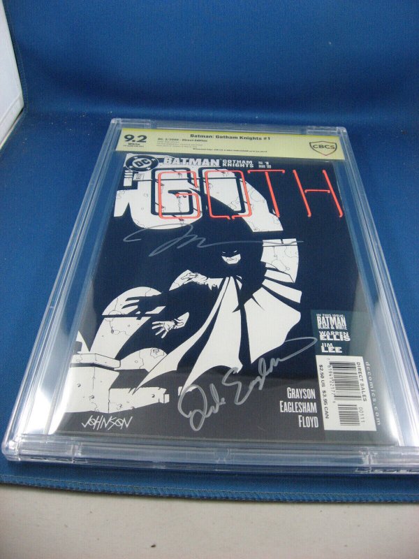 Batman Gotham Adventures #1 (DC Comics, 2000), CBCS 9.2 graded comic book — front cover in its holder