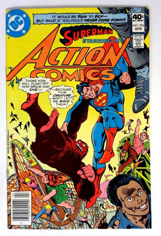 Action #506 (DC Comics, 1980), raw comic book in NM- condition — front cover