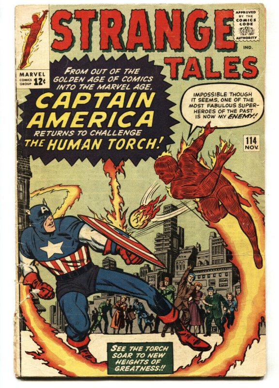 Strange Tales #114 (Marvel Comics, 1963), raw comic book in VG condition — front cover