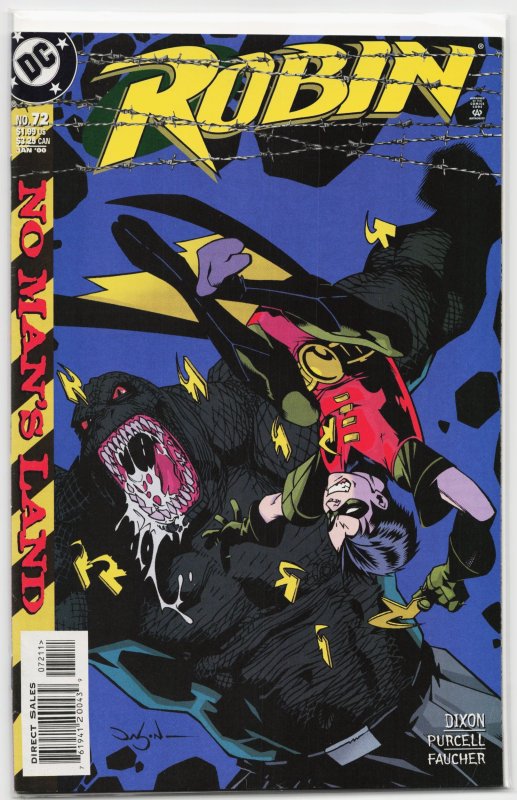 Robin #72 (DC Comics, 2000), raw, ungraded comic book — front cover