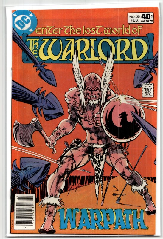 Warlord #30 (DC Comics, 1980), raw, ungraded comic book — front cover