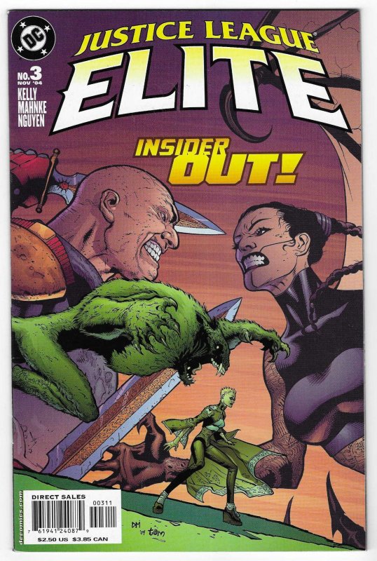 Justice League Elite #3 (DC Comics, 2004), raw, ungraded comic book — front cover