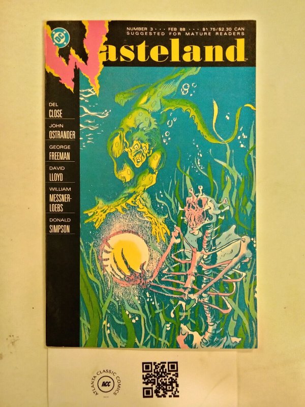 Wasteland #3 (DC Comics), raw comic book in NM condition — front cover