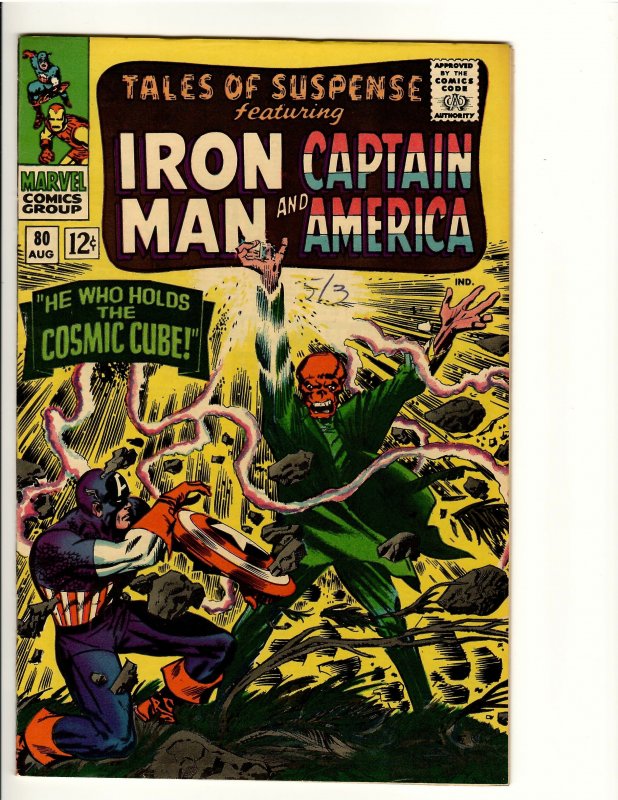 Tales of Suspense #80 (Marvel Comics, 1966), raw comic book in VF+ 8.5 condition — front cover