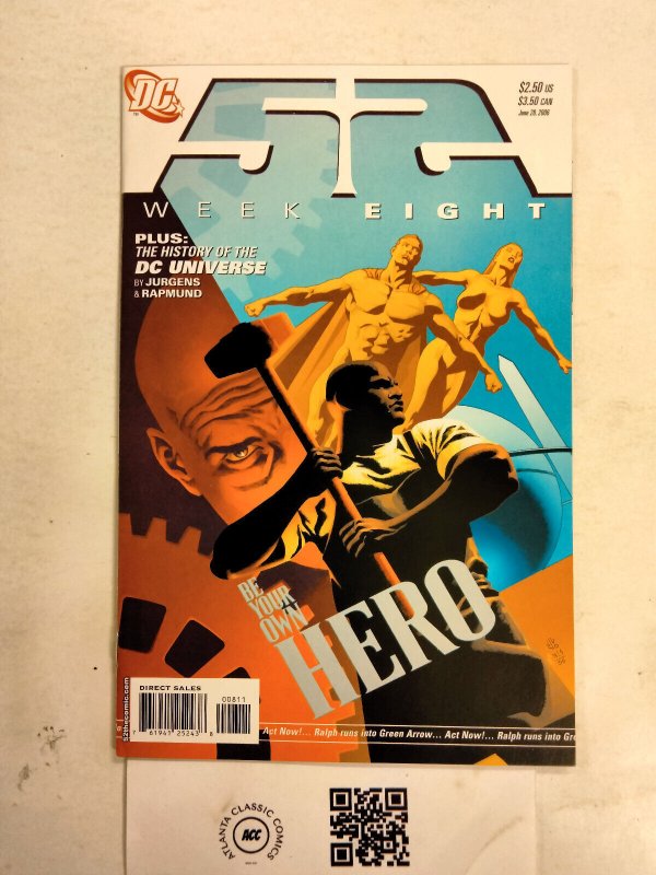 52 #8 (DC Comics), raw comic book in NM condition — front cover
