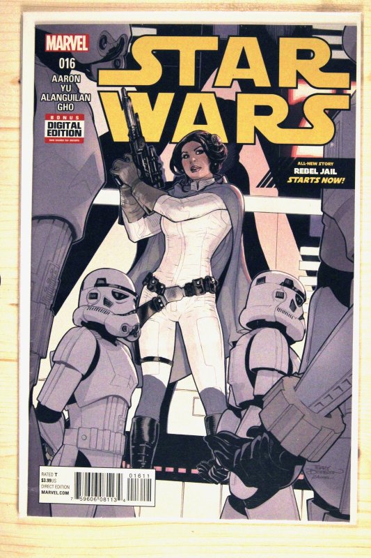 Star Wars #16 (Marvel Comics, 2016), raw comic book in NM+ 9.6 condition — front cover