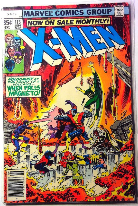 Uncanny X-Men #113 (Marvel Comics, 1978), raw, ungraded comic book — front cover
