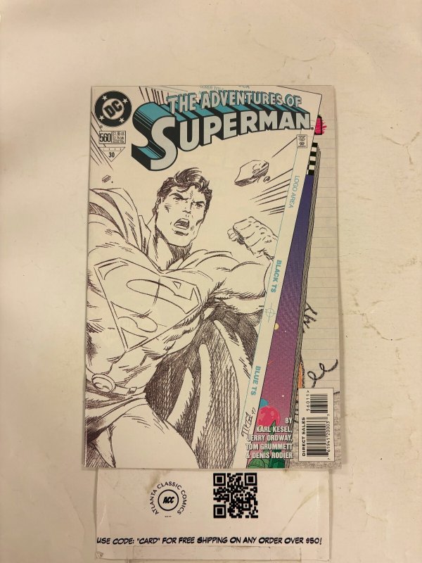 Adventures of Superman #560 (DC Comics, 1998), raw comic book in NM condition — front cover
