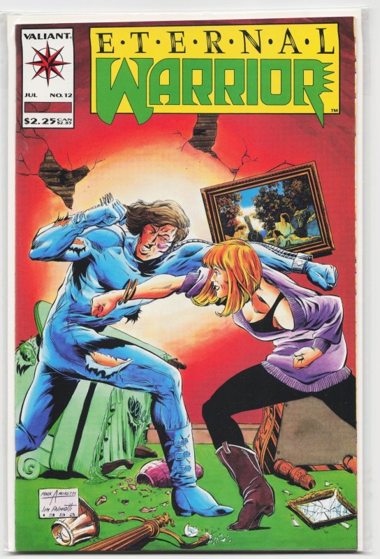 Eternal Warrior #12 (Valiant Comics, 1993), raw, ungraded comic book — front cover