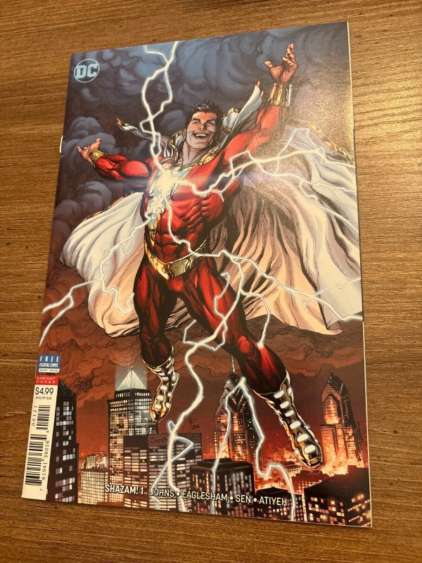 Shazam #1 (DC Comics, 1973), raw comic book in NM condition — front cover