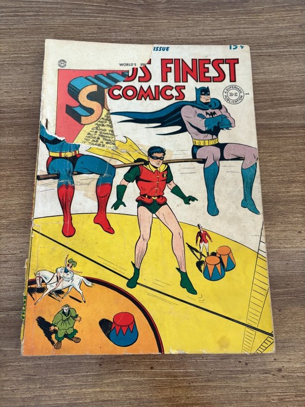 World's Finest Comics #18 (DC Comics), raw comic book in PR condition — front cover