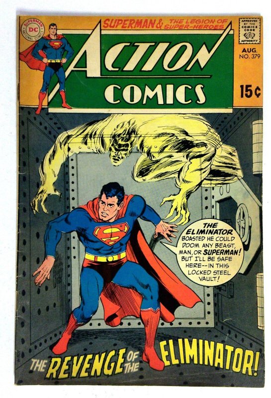 Action Comics #379 (DC Comics, 1969), raw comic book in VG condition — front cover