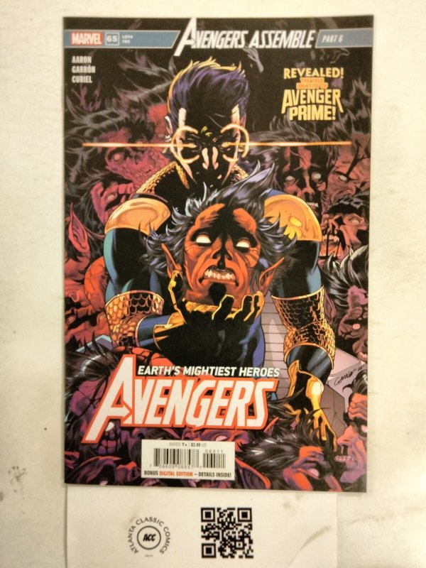 Avengers #65 (Marvel Comics, 1969), raw comic book in NM condition — front cover