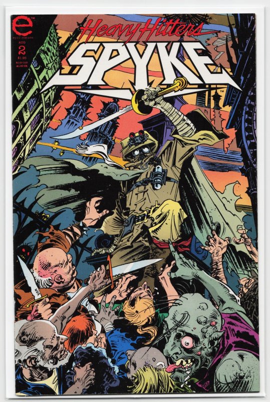 Spyke #2 (1993), raw, ungraded comic book — front cover