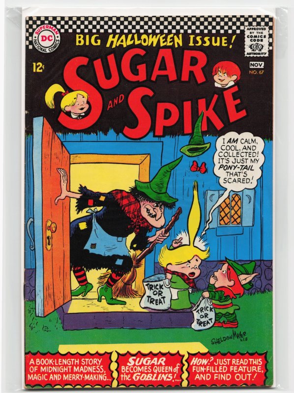 Sugar & Spike #67 (DC Comics, 1966), raw, ungraded comic book — front cover