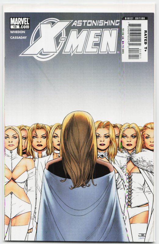 Astonishing X-Men #18 (Marvel Comics, 2006), raw, ungraded comic book — front cover