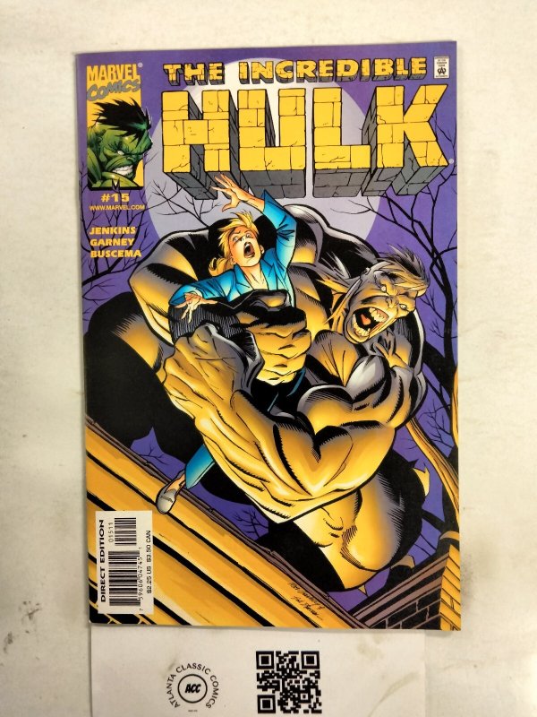 Incredible Hulk #15 (Marvel Comics), raw comic book in NM condition — front cover
