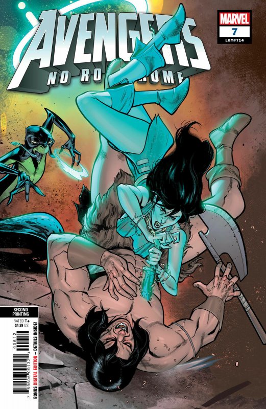Avengers: No Road Home #7 (Marvel Comics, 2019), raw comic book in VF/NM condition — front cover