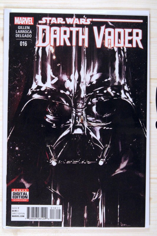 Star Wars: Darth Vader #16 (Marvel Comics, 2015), raw comic book in NM+ 9.6 condition — front cover