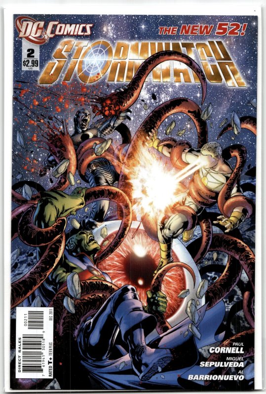 Stormwatch #2 (DC Comics, 2011), raw, ungraded comic book — front cover
