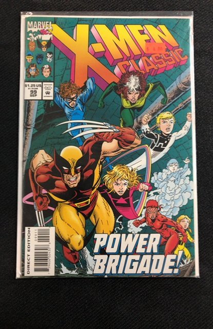 X-Men Classic #99 (1994), raw, ungraded comic book — front cover