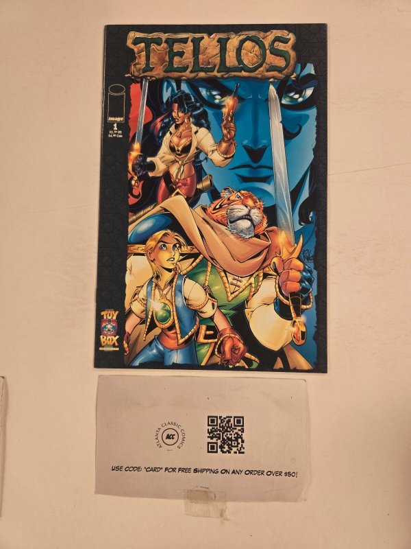 Tellos #1, raw comic book in NM condition — front cover