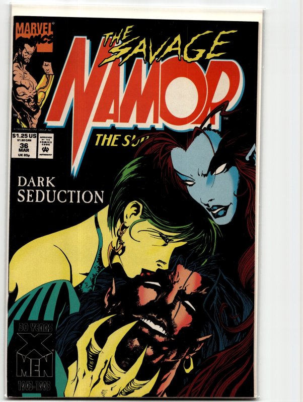 Namor, the Sub-Mariner #36 (Marvel Comics, 1993), raw, ungraded comic book — front cover