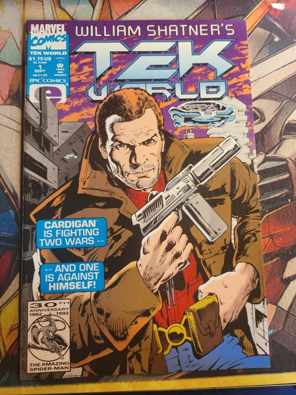 TekWorld #1 (1992), raw, ungraded comic book — front cover