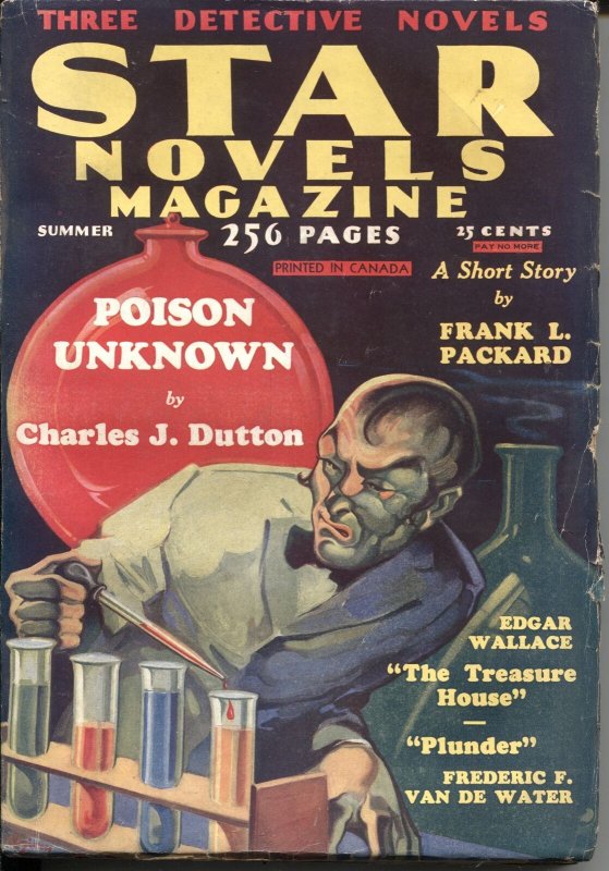 Pulp: Star Novels Magazine #6-1933-Weird Menace-Crime-Mystery-Terror-New Col..., raw, ungraded comic book — front cover