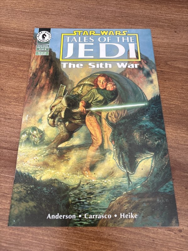 Star Wars Tales of the Jedi the Sith War #4 (Dark Horse Comics), raw comic book in NM condition — front cover
