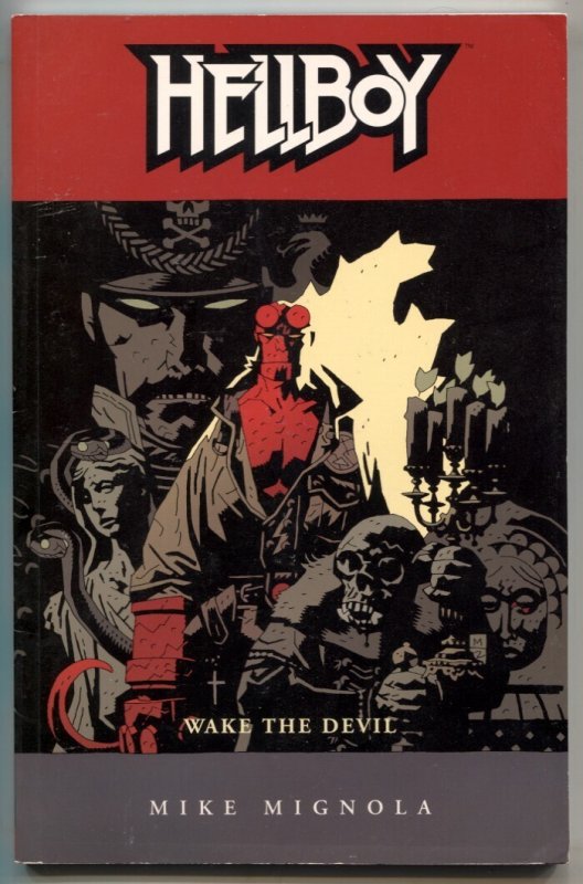 Hellyboy: Wake the Devil TPB Trade Paperback 2nd Edition Mignola, raw, ungraded comic book — front cover
