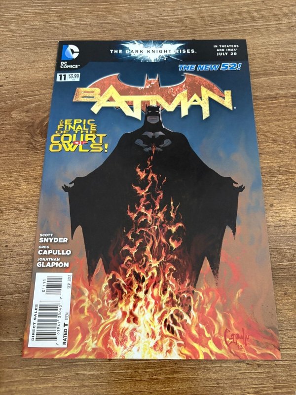 Batman #11 (DC Comics, 2012), raw comic book in NM condition — front cover
