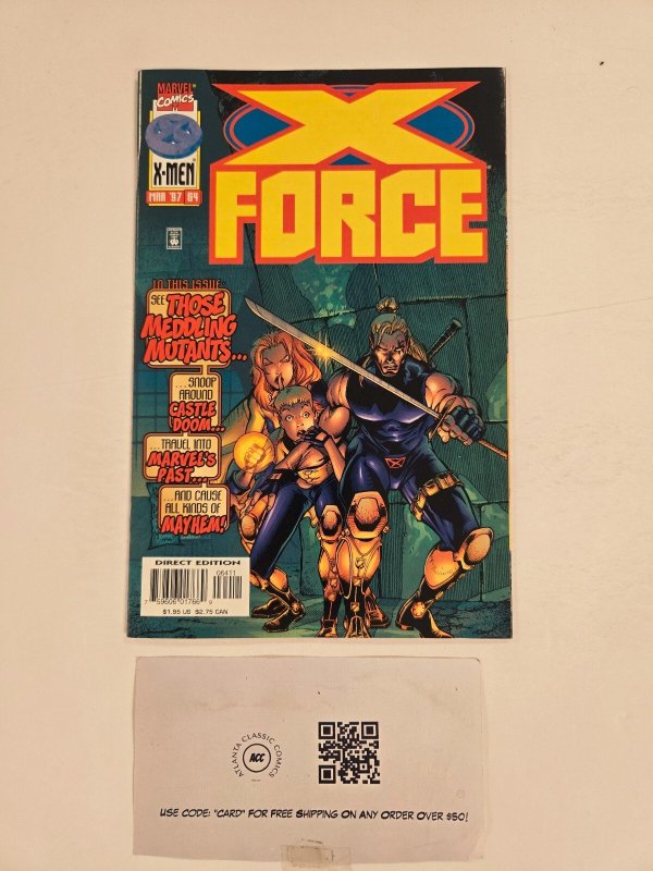 X-Force #64 (Marvel Comics, 1997), raw comic book in NM condition — front cover