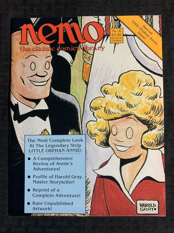 1984 Nemo Classic Comics Library #8 (1984), raw comic book in 7.0 condition — front cover