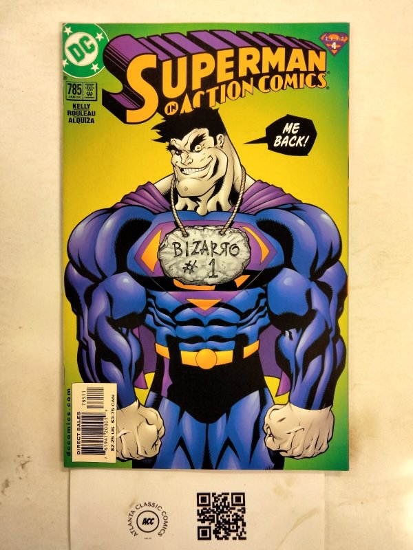 Superman in Action Comics #785 (DC Comics), raw comic book in NM condition — front cover